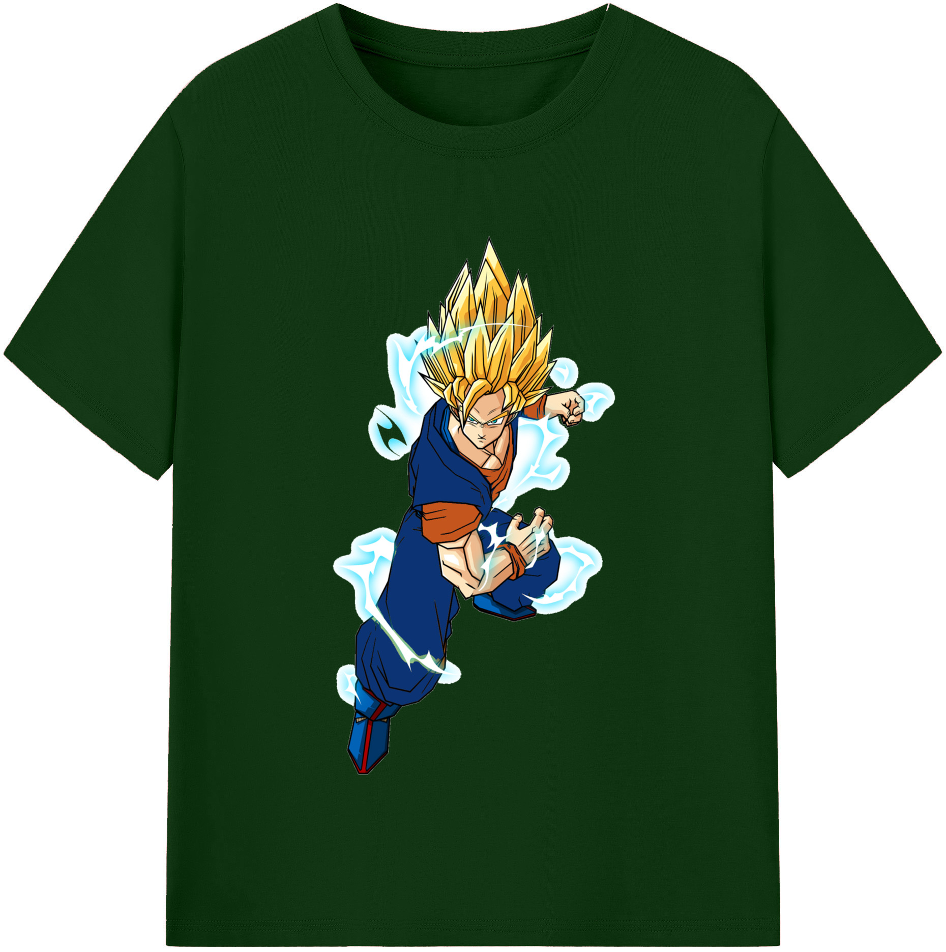 （画像用） ドラゴンボール 孫 悟飯（そんごはん）DRAGON BALL Son Gohan 綿100％半袖Tシャツ（フロントプリント）